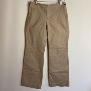 Gap Cotton Stretch Low Rise Flare Leg Trousers Size 28x30"